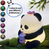 Myratts 7 Dimmable Led Cute Panda Night Light with Colors, Timer Nursery Lamps, Rechargeable Touch Control Night Lamp