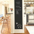 Chalkboard Wall Stickers, Self Adhesive Removable Reusable Erasable Wallpaper for Kids Home Office
