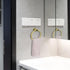 Gold Towel Ring, Hand Towel Holder for Bathroom Wall Mounted, Simple Round Towel Hanger SUS 304 Stainless Steel
