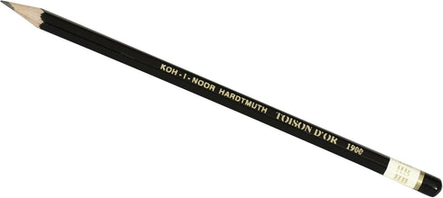 Koh-I-Noor Toison d'Or Graphite Pencil, HB Degree, 2 Pack, Black