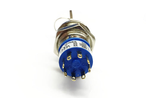 3 Position Keylock Switch, Single Pole Momentary On-Off-Momentary On