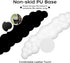 JIKIOU Upgrade Leather Cloud Keyboard Wrist Rest, Cloud Wrist Rest with Non-Slip PU Base, Comfortable Memory Foam Wrist