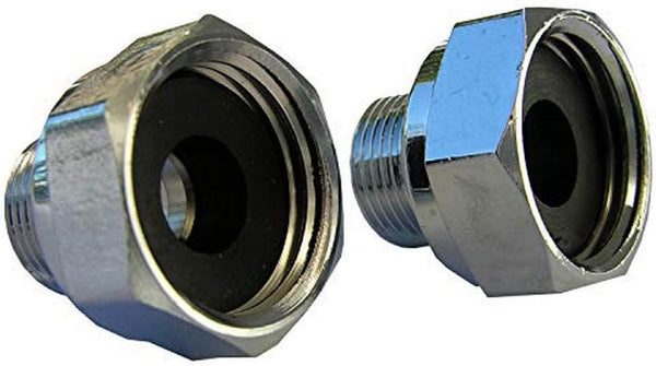 LASCO 10-0061 Delta Faucet Brass Adapter, 1/2 Female Pipe Thread by 3/8 Male Compression, 2-Piece