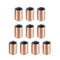 uxcell Sleeve Bearing 8mm Bore x 10mm OD x 15mm Length, 10pcs Plain Bearings Wrapped Oilless Bushings