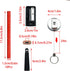 JAKOUE 12 set,7 Inches Pcs Red Carpenter Pencils Woodworking Construction Pencils with Pencil Sharpener and Retractable