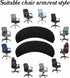 guduling 2-Pack Desk Chair Arm Covers,Black Office Chair Arm Rest Cover,Stretchable & Removable Universal Arms Rest