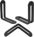 Unlorspy 8Pcs 55 55 3mm Stainless Steel Adjustable L-Bracket x x L-Shape Corner Brace with Slot, L-Shaped Shelf Bracket