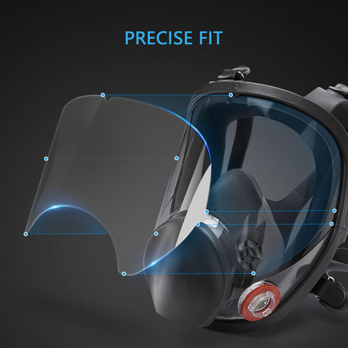 30 Pack 6885, 6000, 6700, 6800, 6900 QZQ Peel Off Lens Cover Compatible for Series, Faceshield Cover