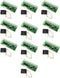 10PACK ISolderStore Soldering Practice Board Soldering Project Kit CD4017 Colorful 10 LEDs