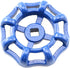 PZRT Cast Iron Outside Faucet Round Wheel Handle, Hose Bib Water Spigot 6x6mm,
