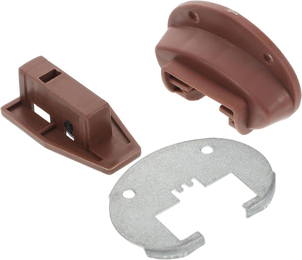 SOLUSTRE Metal Drawer Slide Replacement Kit with Heavy-Duty Drawer Track Guide and