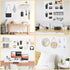 4PCS Pegboard,Metal PegBoard, Peg Board Wall Organizer, Pegboard Storage System for Workbench, Shop, Shed Modular Peg
