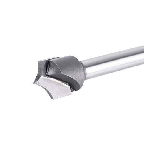 SpeTool 1/4" Shank Point Cutting Roundover Router Bit, 1/2" Cutting Diameter, 1/4" Radius for CNC Woodworking