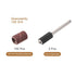 uxcell 100 Pcs 1/4 Inch Sanding Sleeves Sandpaper Set 120 Grit with 2 Pcs 1/8 Inch Drum Mandrels for Rotary Tools