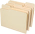 Office Depot File Folders, 1/3 Cut, Letter Size, 30% Recycled, Manila, Pack of 100