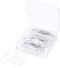 MECCANIXITY 30 Pcs Wide Paper Clip Coated Large Clips, 2 Inch White Bookmarks for Organizing Office Home
