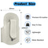 FDAKIT 3M Magnetic Stethoscope Holder Clip Secure Hands-Free Pu Leather Lightweight Portable Holster for Physicians