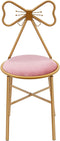 LIWBYYG Deep Pink Vanity Chair, Butterfly-Shaped Dressing Stool Makeup Chair Vanity Chairs Makeup