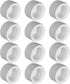 3/4 Inch PVC Cap Female End Cap Plug, 12 Pack for Plumbing Water Line