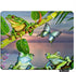 Frog Gaming Mousepad, Cartoon Butterfly Frog Green Leaves Mouse Pad for Computer Desk, 9.5 X 7.9 Inch