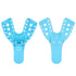 JMU Dental Impression Tray, 12 Pcs Perforated Disposable Impression Trays, 4 Medium Lower