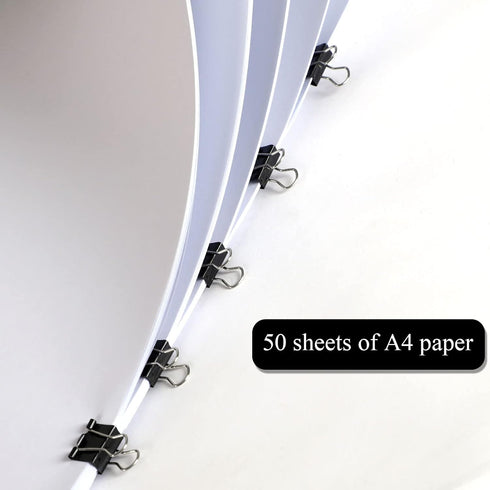 JANYUN Mini Binder Clips, 150Pcs 15 mm /0.6 Inch Small Metal Paper Clamps for Office School Home
