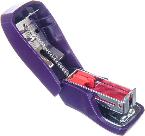 Desk Accessories - Aria Premium Mini Stapler Set - with Built-in Staple Removers, 2000 Standard Staples Included - for Office, School, and Travel, Set of 4, Blue, Pink, Purple, Green by PraxxisPro