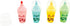Raymond Geddes 24 Bag Anime Boba Tea Cute Highlighters, Chisel Tip Book Highlighters for Fun School Supplies
