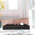 UnionBasic Flat Leather Desk Drawer Tray, 4-Slot Stationery Organizer Storage Box for Pens and Gadgets (Black)