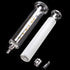 1 Pack Glass Syringes with Caps, 10cc/ml for Laboratory Use