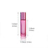 8Pcs 10ml 1/3oz High-grade Colorful Frosted Roll on Bottles for Essential Oils Aromatherapy Perfumes