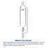 500 ml Pressure Equalizing Addition Funnel, Borosilicate Glass with PTFE Stopcock