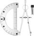 Mr. Pen Metal Protractor and Compass Set for Geometry, Drawing Compass, Math Tools