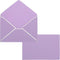 YOKIVE 100Pcs A7 Self Adhesive Envelopes with Silver Borders, Quick Seal for Cards Postcard (Lavender, 5 x 7-Inch)