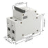 Baomain Miniature Circuit Breaker DZ47-63, C10, AC 230V, 10Amp, 2 Pole, DIN Rail Mounting