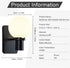 Dimmable (1 Pack) Rechargeable Battery Operated Wall Light with Remote Control, Wall Mount Light for Hallway Bedroom