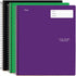 Five Star Interactive Notetaking Spiral Notebooks - 3 Pack, 1 Subject, College Ruled, 11" x 8-1/2", 100 Sheets, Black,