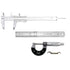 NORTOOLS Metal Vernier Caliper with Micrometer and Ruler for Precision Measurements Inside/Outside/Depth/Step