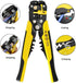 szhdxsy Wire Stripper, Self-Adjusting 8" Stripping/Crimping Tool for 10-24 AWG, Multi-Function Hand Tool