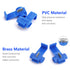 150 pcs Quick Splice Wire Connectors, Solderless Snap Electrical Connector, Insulated Wire Crimp