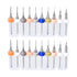 uxcell PCB Drill Bits 0.15mm-1.0mm Tungsten Carbide Micro Drill Bits 1/8 Inch Shank 2 Set (20 Pcs) Jewelry CNC Engraving
