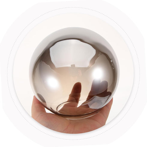 5.12 Inch CHILDWEET Globe Glass Lamp Shade Replacement for Pendant Lights Decorative Spherical Glass Shade with Smooth