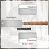 Japanese Hand Saw, 6 Inch Double-sided Flush Cut Saw for Hardwood & Softwood Woodworking Trim (15/17TPI)