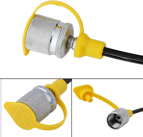 Oumefar 5m Hydraulic Pressure Test Hose with M16 Female Connector for Excavator Construction Machinery