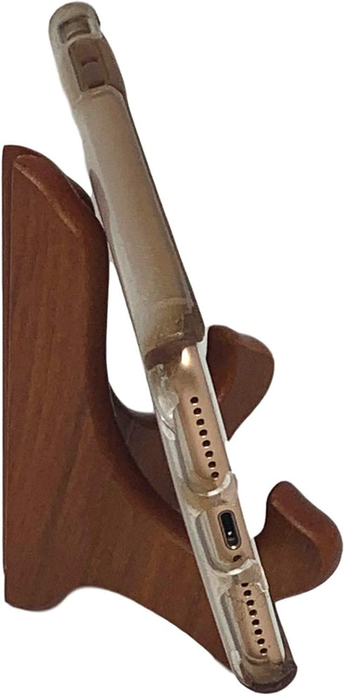 BANBERRY DESIGNS Walnut Folding 4" H Easels Display Stands, Premium Quality - Set of 3 Ideal for Small Plates, Plaques,