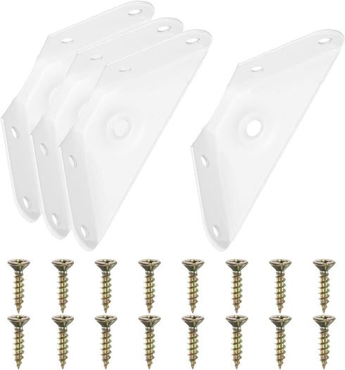 PATIKIL Gusset Joints, 4Pcs 59mm x 59mm Carbon Steel Corner Braces Bracket
