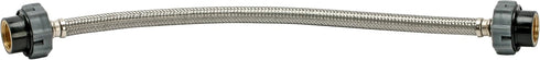 Fluidmaster B1F16CS CLICK SEAL Faucet Connector, Braided Stainless Steel - 3/8-Inch Compression Thread x 1/2-Inch F.I.P. Thread, 16-Inch Length by Fluidmaster