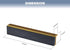 6" Universal Soft Vise Jaws Pads, Magnetic Protector for Any Metal Vice, 1 Pair, Golden