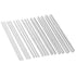 Glarks 18Pcs Aluminum Solid Round Rod Lathe Bar Stock Assorted for DIY Craft Tool, Diameter 2.5-8mm, Length 100mm