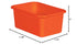 Teacher Created Resources Orange Small Plastic Storage Bin, Pack of 6